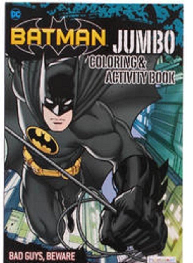UPD Batman Jumbo 96P Activity & Coloring Book - Bad Guys Beware, Multicolor